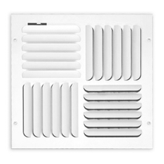 Shoemaker 204 Series Residential 4-Way Stamped Curved Blade Registers